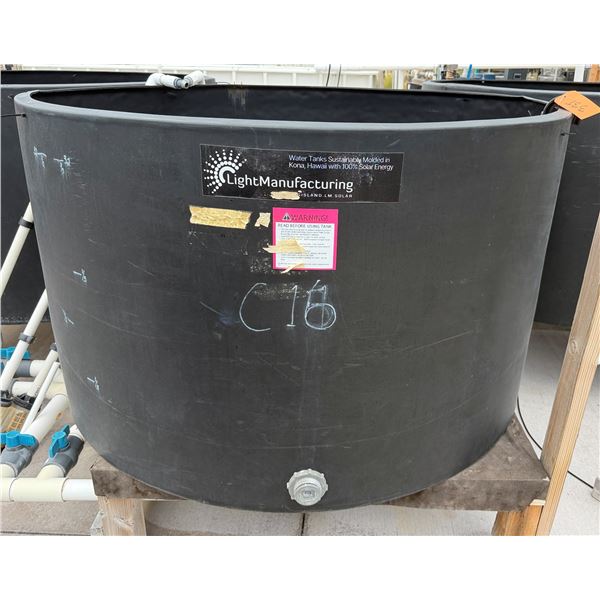 LightManufacturing Black Commercial Water Tank 61" Dia, 35"H