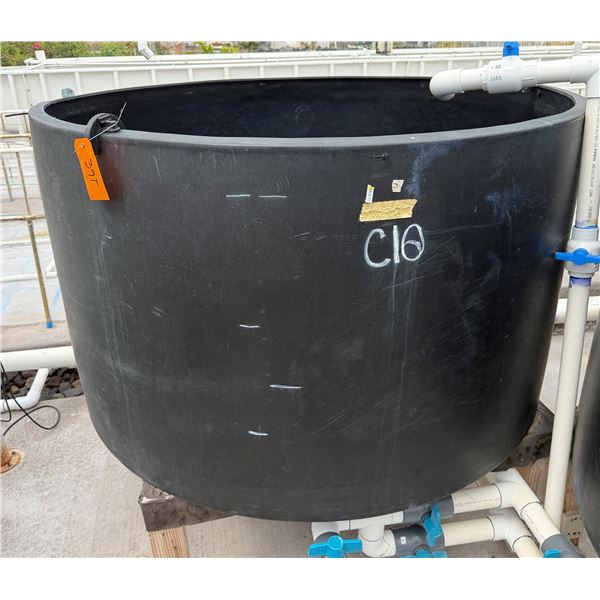Black Commercial Aqua Tank 61" Dia, 35"H