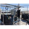 Image 8 : Aquaculture Photobioreactor Protective Wire Mesh Frame 16" Dia, 72"H