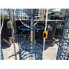 Image 6 : Aquaculture Photobioreactor Protective Wire Mesh Frame 16" Dia, 72"H