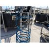 Image 9 : Aquaculture Photobioreactor Protective Wire Mesh Frame 16" Dia, 72"H