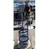 Image 1 : Aquaculture Photobioreactor Protective Wire Mesh Frame 16" Dia, 72"H