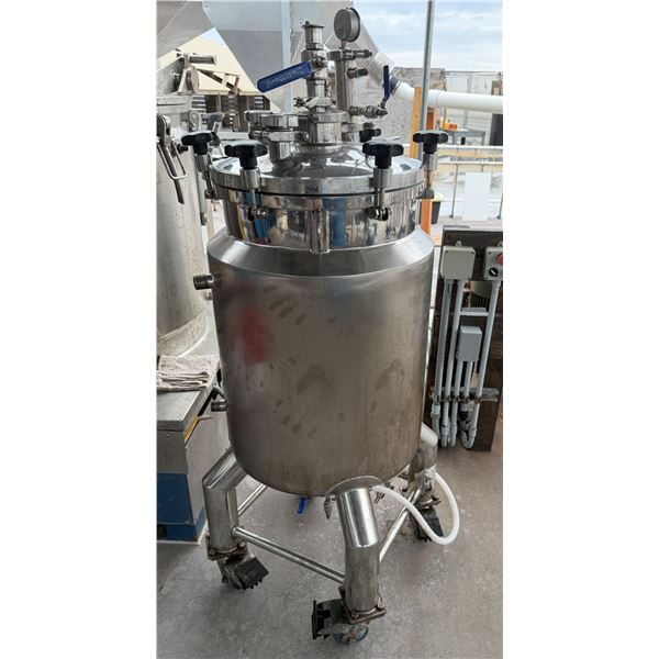 GT Glacier Tanks Steel Botanical Processing Tank 21" Dia, 55"H