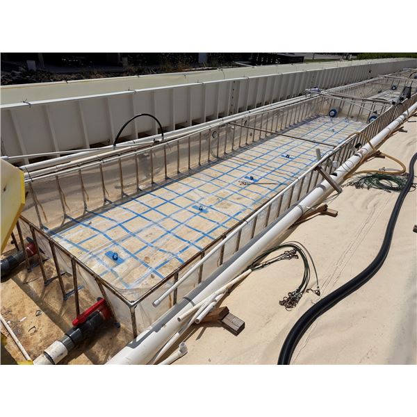 MK Aquarium Aquaculture/Aquaponics Tank Approx. 32.8' L x 7.5' W