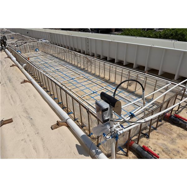 MK Aquarium Aquaculture/Aquaponics Tank Approx. 32.8' L x 7.5' W