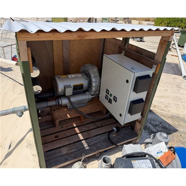 Pentair Sweetwater 10Hp Regenerative Blower w/ 480V 3-Phase VFD