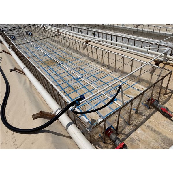 MK Aquarium Aquaculture/Aquaponics Tank Approx. 32.8' L x 7.5' W