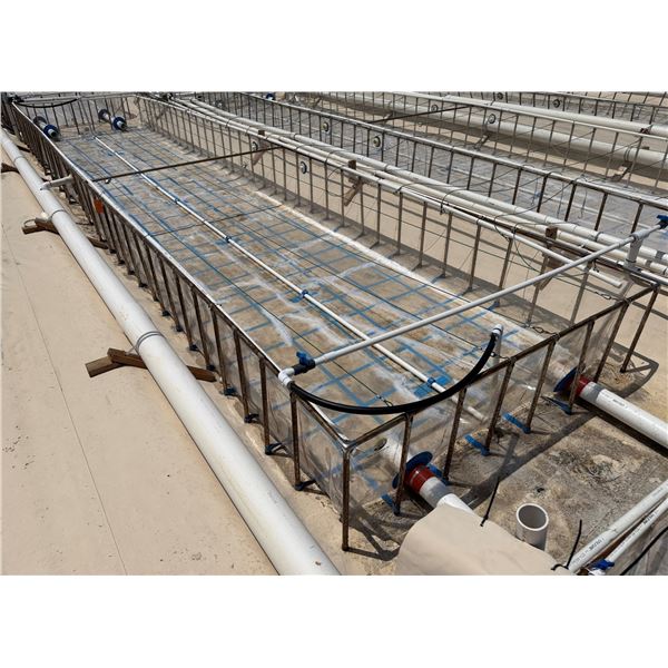 MK Aquarium Aquaculture/Aquaponics Tank Approx. 32.8' L x 7.5' W