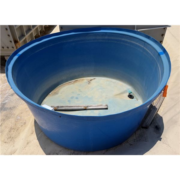 Blue Commercial Aqua Tank 92"dia, 37"H
