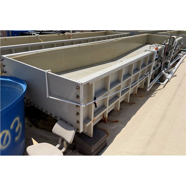 Polypropylene Tank 29' L x 6.6' W x 4.3'H - 2024 Original Cost $13,100