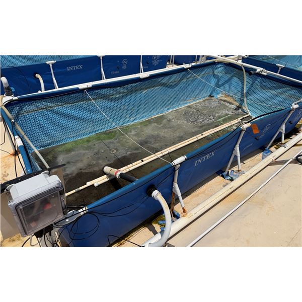 Intex Rectangular Frame Above Ground Pool/Tank 174" x 34"H