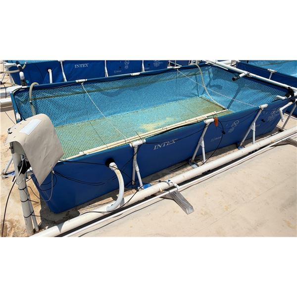 Intex Rectangular Frame Above Ground Pool/Tank 174" x 34"H