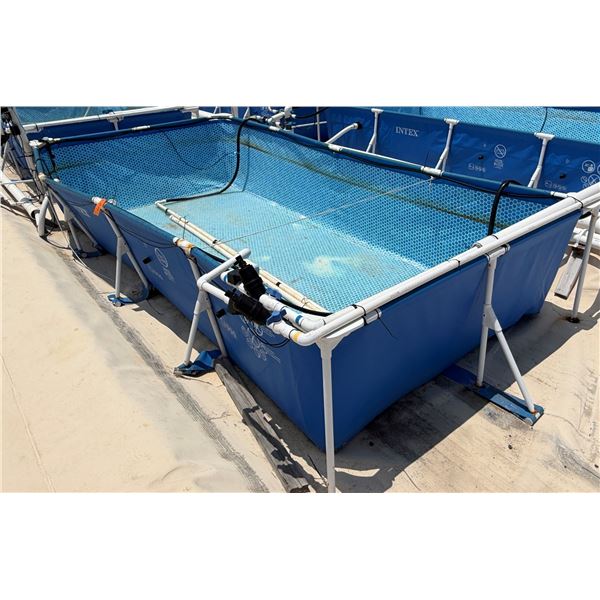 Intex Rectangular Frame Above Ground Pool/Tank 174" x 34"H