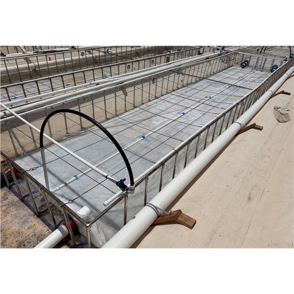MK Aquarium Aquaculture/Aquaponics Tank Approx. 32.8' L x 7.5' W