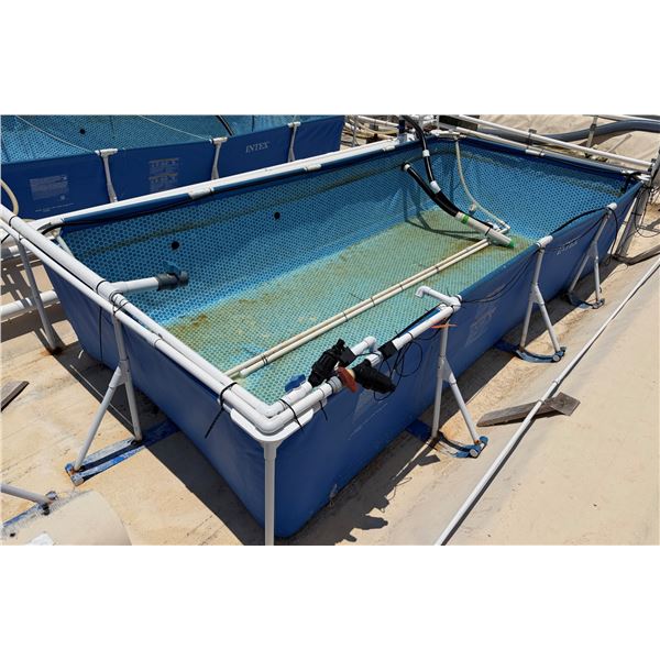 Intex Rectangular Frame Above Ground Pool/Tank 174" x 34"H