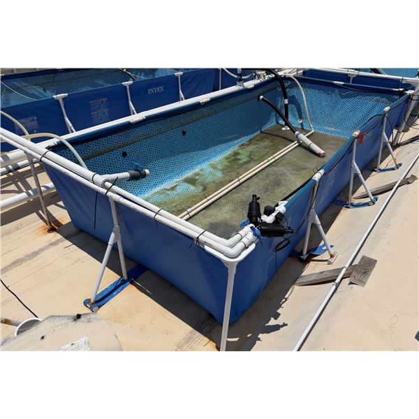 Intex Rectangular Frame Above Ground Pool/Tank 174" x 34"H