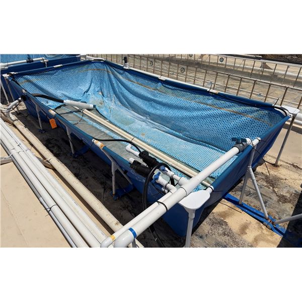 Intex Rectangular Frame Above Ground Pool/Tank 174" x 34"H