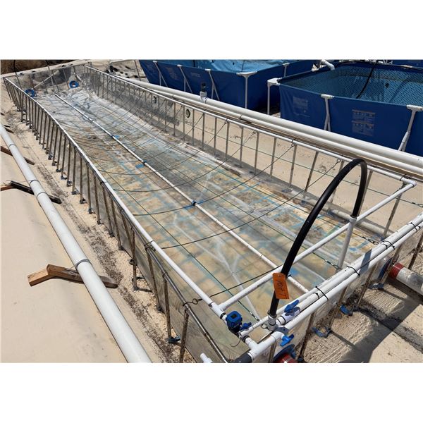 MK Aquarium Aquaculture/Aquaponics Tank Approx. 32.8' L x 7.5' W