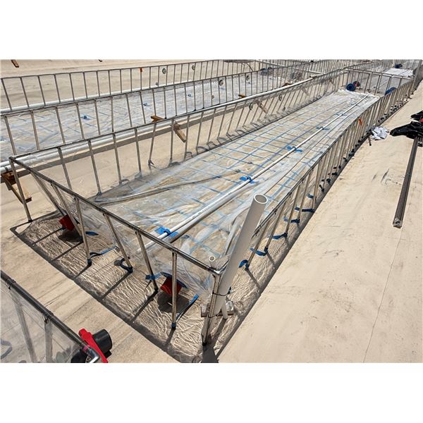 MK Aquarium Aquaculture/Aquaponics Tank Approx. 32.8' L x 7.5' W