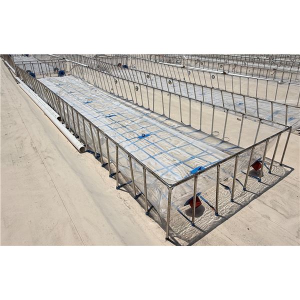 MK Aquarium Aquaculture/Aquaponics Tank Approx. 32.8' L x 7.5' W