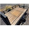 Image 4 : Karavan Utility Single Axle Towable Trailer w/ Wooden Deck & Mesh Ramp 96" x 60"