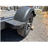 Image 14 : Karavan Utility Single Axle Towable Trailer w/ Wooden Deck, Mesh Ramp & PVC Posts 125" x 64"