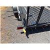 Image 19 : Karavan Utility Single Axle Towable Trailer w/ Wooden Deck, Mesh Ramp & PVC Posts 125" x 64"