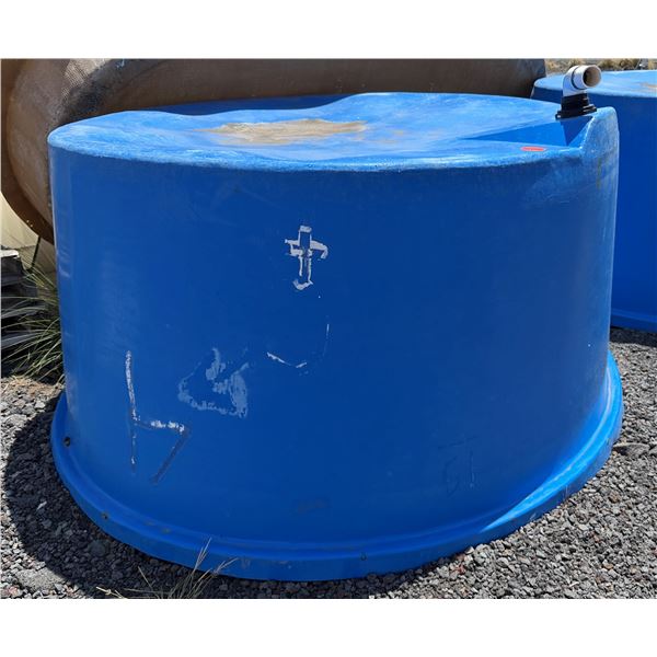 Blue Commercial Aqua Tank 76" Dia, 43"H