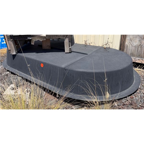 Fiberglass Mold for Raceway Tank 1000 Liters 134" x 74" x 13"H