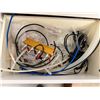 Image 3 : Contents of Cabinet: Office Supplies, Tubing, etc