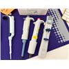 Image 4 : Multiple ONiLAB Single-Channel Manual Adjustable Micropipettes & Disposable Pasteur Pipets