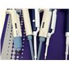 Image 6 : Multiple ONiLAB Single-Channel Manual Adjustable Micropipettes & Disposable Pasteur Pipets
