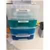 Image 6 : Multiple Tissue Culture Plates, Pasteur Pipets, Plastic Organizer, Glass Rods, Masks, etc