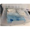 Image 7 : Multiple Tissue Culture Plates, Pasteur Pipets, Plastic Organizer, Glass Rods, Masks, etc
