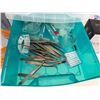 Image 8 : Multiple Tissue Culture Plates, Pasteur Pipets, Plastic Organizer, Glass Rods, Masks, etc
