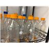 Image 6 : Metal Mesh Shelving Unit 36" x 15" x 72"H & Contents: Multiple Glass Bottles, Misc Sizes