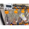 Image 8 : Metal Mesh Shelving Unit 36" x 15" x 72"H & Contents: Multiple Glass Bottles, Misc Sizes