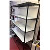Image 1 : Shelving Unit w/ Lights, Dual Flow Meter & Tubing 48" x 16" x 72"H