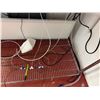 Image 10 : Shelving Unit w/ Lights, Dual Flow Meter & Tubing 48" x 22" x 72"H
