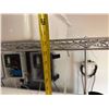 Image 11 : Shelving Unit w/ Lights, Dual Flow Meter & Tubing 48" x 21" x 70"H