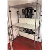 Image 1 : Shelving Unit w/ Lights, Dual Flow Meter & Tubing 48" x 21" x 70"H