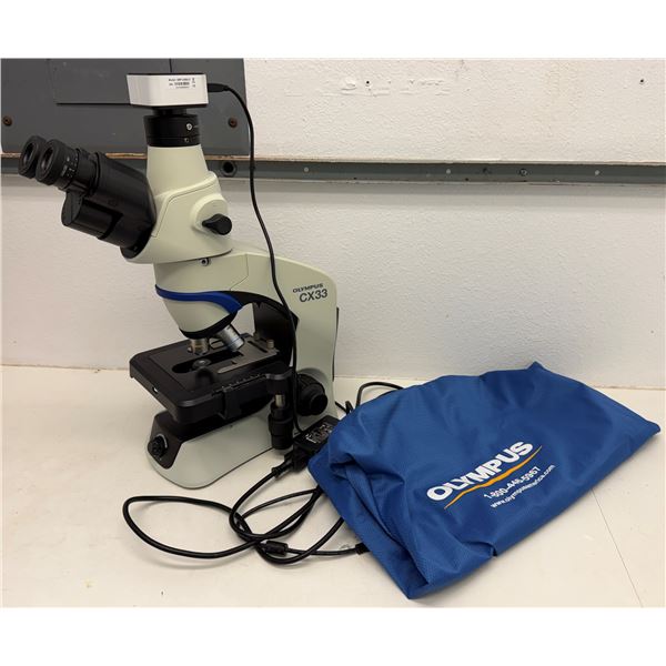 Olympus CX33 Trinocular Microscope 10X/0.25
