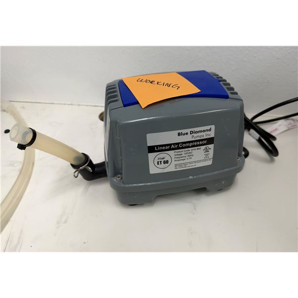 Blue Diamond ET60 Linear Air Compressor