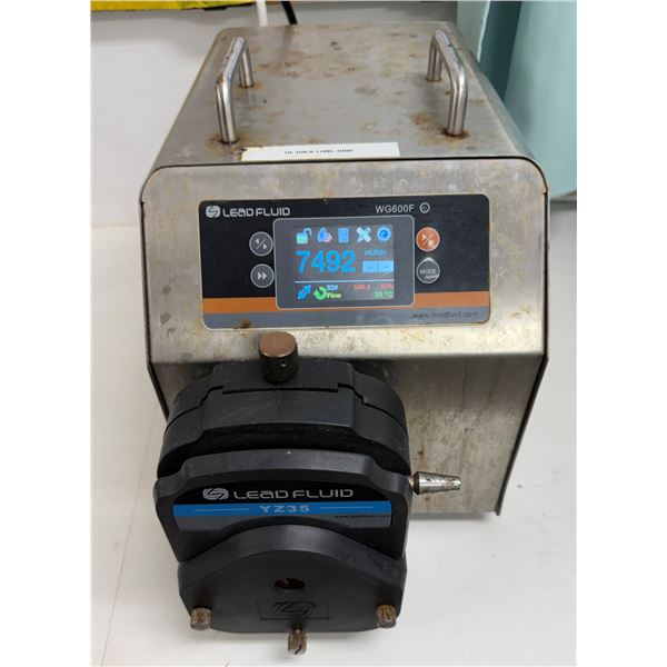 Lead Fluid WG600F Intelligent Industrial Peristaltic Pump w/  YZ35 Pump Head