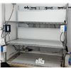 Image 1 : Shelving Unit w/ Lights, Tubing & Dual Flow Meter
