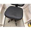 Image 3 : Rolling Office Chair w/ Footrail, Upholstered Seat & Mesh Back