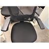 Image 3 : Landomia Rolling Office Chair w/ Upholstered Seat & Mesh Back