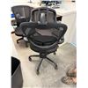 Image 5 : Landomia Rolling Office Chair w/ Upholstered Seat & Mesh Back