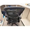 Image 3 : Rolling Office Chair w/ Upholstered Seat & Mesh Back