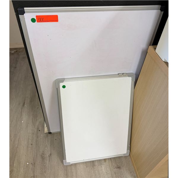 Qty 2 White Boards, Misc Sizes